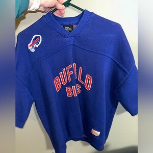 GUC XS Oversized Buffalo bills Josh Allen peace collective knit pullover